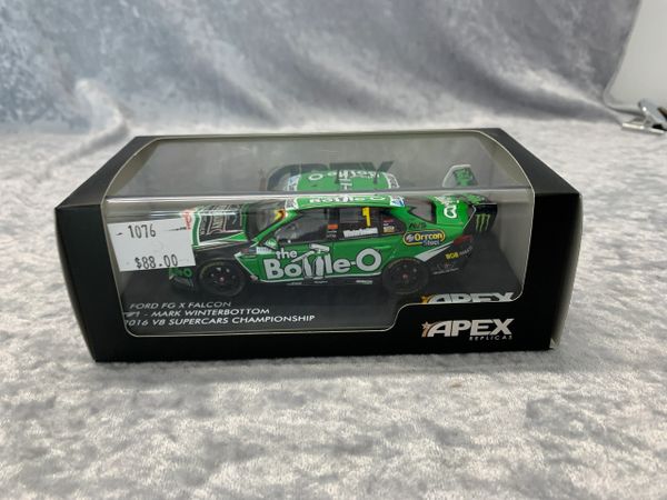 1/18 Apex Ford FG X Falcon The Bottle-O Racing #1-Mark Winterbottom 2016 AD81417 Modèles moulés sous pression Collection limitée 1/18 Apex Ford FG X Falcon The Bottle-O Racing #1-Mark Winterbottom 2016 AD81417 Modèles moulés sous pression Collection limitée