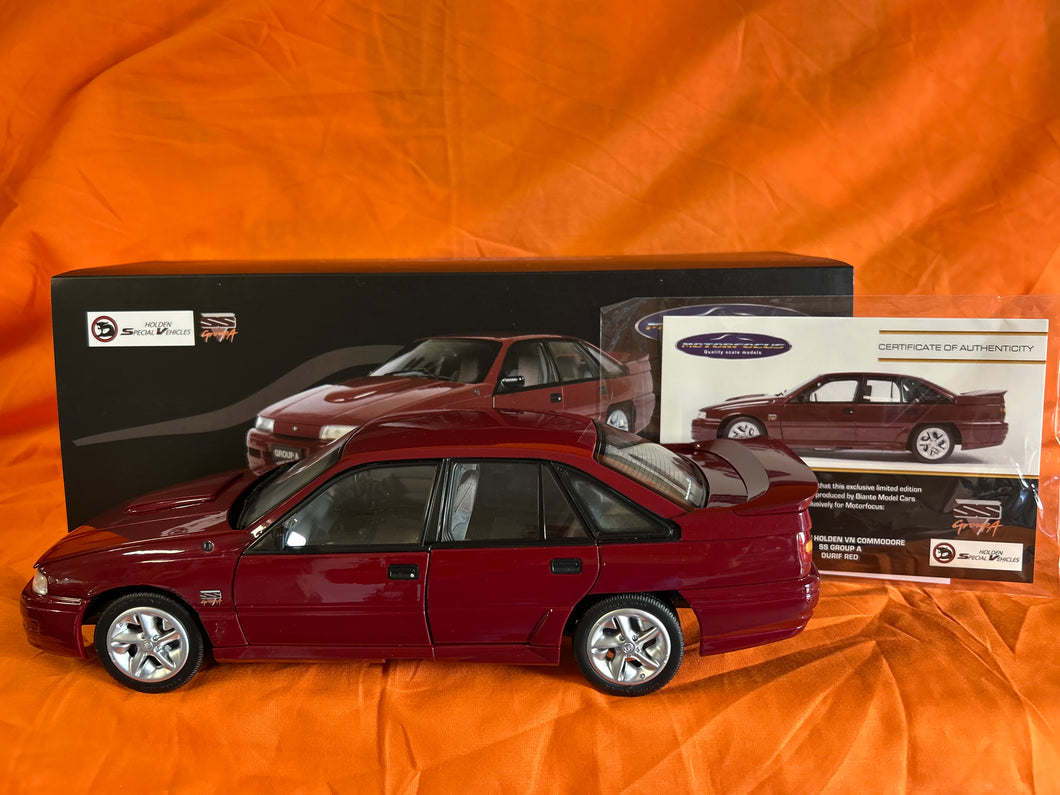 HOLDEN VN COMMODORE SS GROUP A - DURIF RED