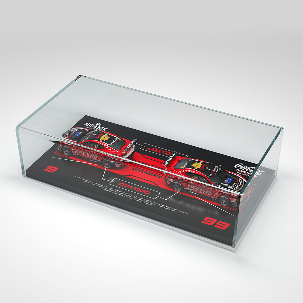 *PRE ORDER*  Coca-Cola Racing by Erebus #9 and #99 Chevrolet Camaro ZL1 - 2023 Repco Supercars Championship Teams' Champion Twinset.  Driver: Will Brown / Brodie Kostecki