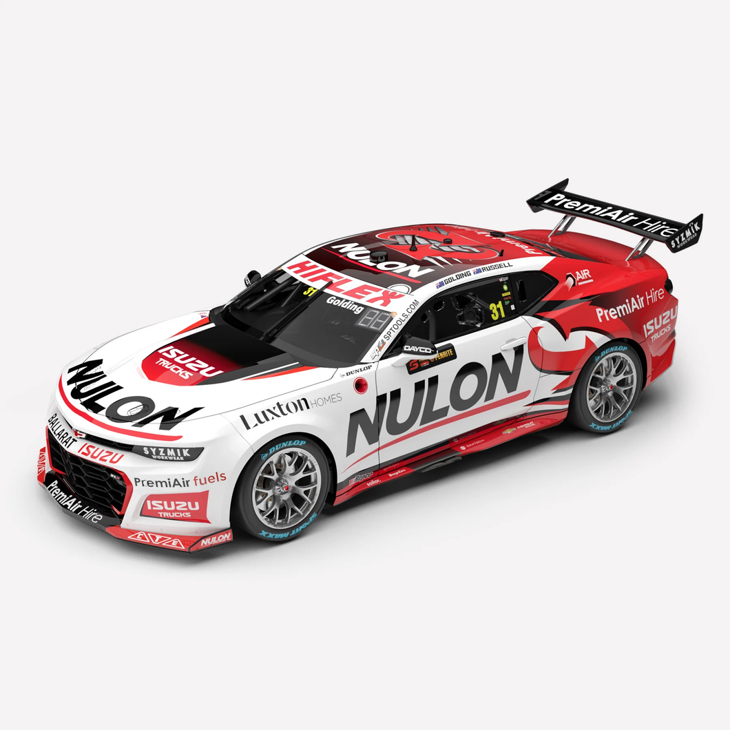 *PRE ORDER* #31 PREMIAIR RACING CHEVROLET CAMARO ZL1 GOLDING/RUSSELL (SANDOWN 3RD 2024)