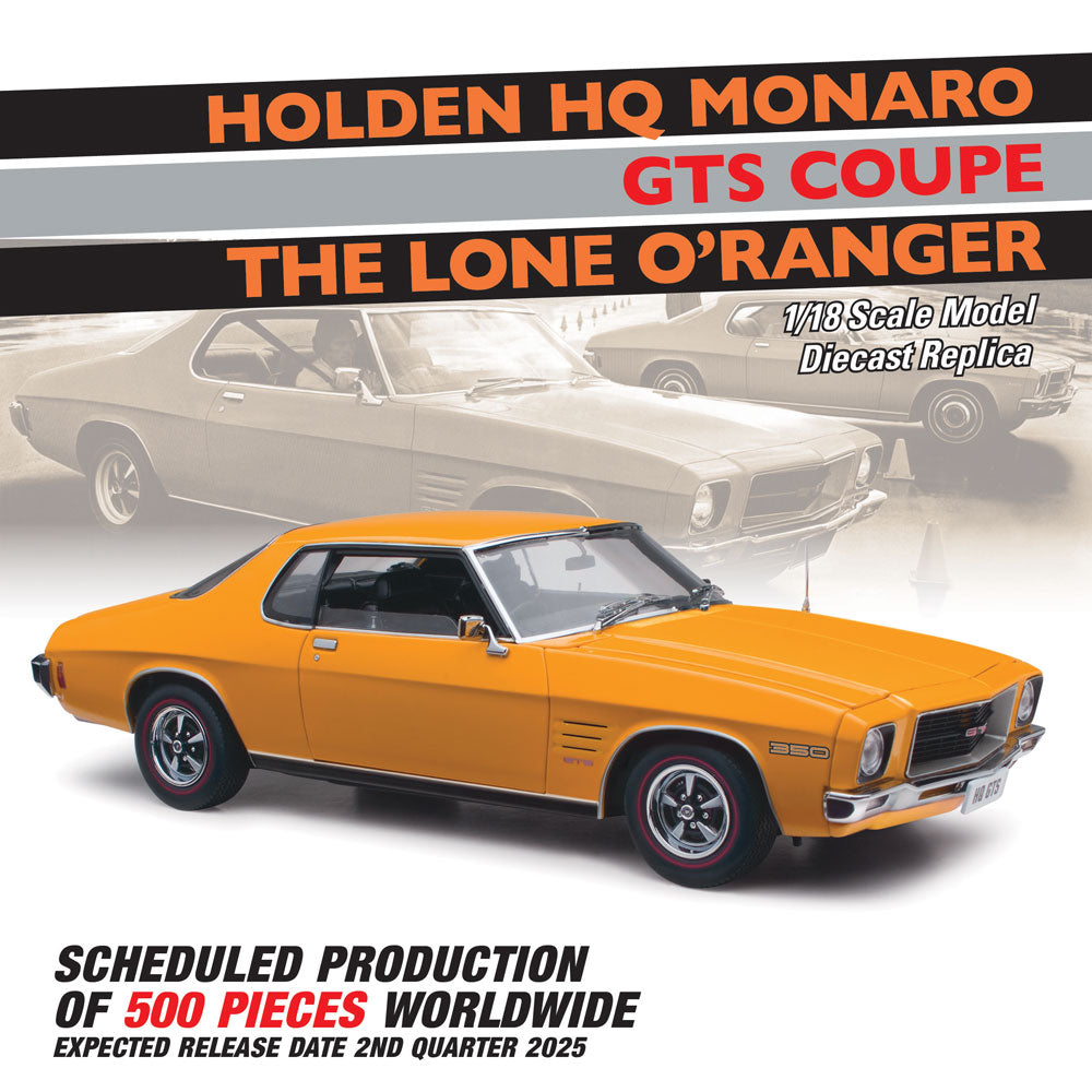 *PRE ORDER* HOLDEN HQ MONARO GTS COUPE - THE LONE O'RANGER