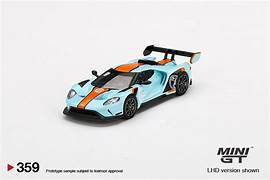 MGT359 FORD GT MKII - BLUE/ORANGE