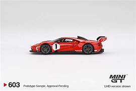 MGT603 FORD GT MKII - ROSSO ALPHA