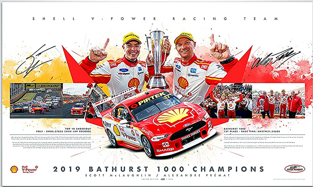 Shell V-Power 2019 Bathurst 1000 Champions Limited Print (limited to 1000)