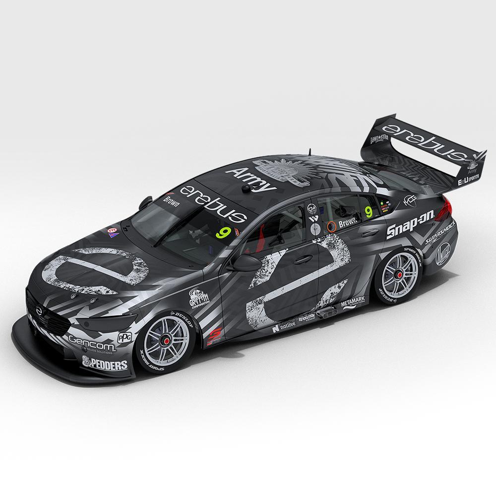 #9 EREBUS HOLDEN ZB COMMODORE W,BROWN (TEST LIVERY 2021)