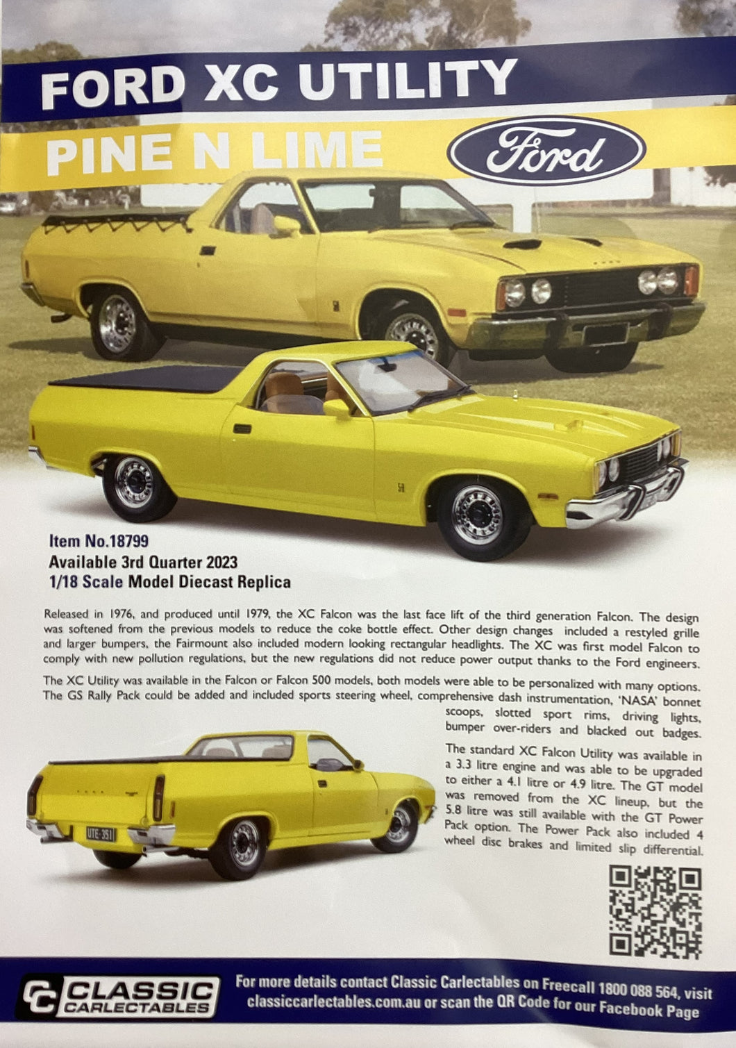 FORD XC UTILITY - PINE N LIME