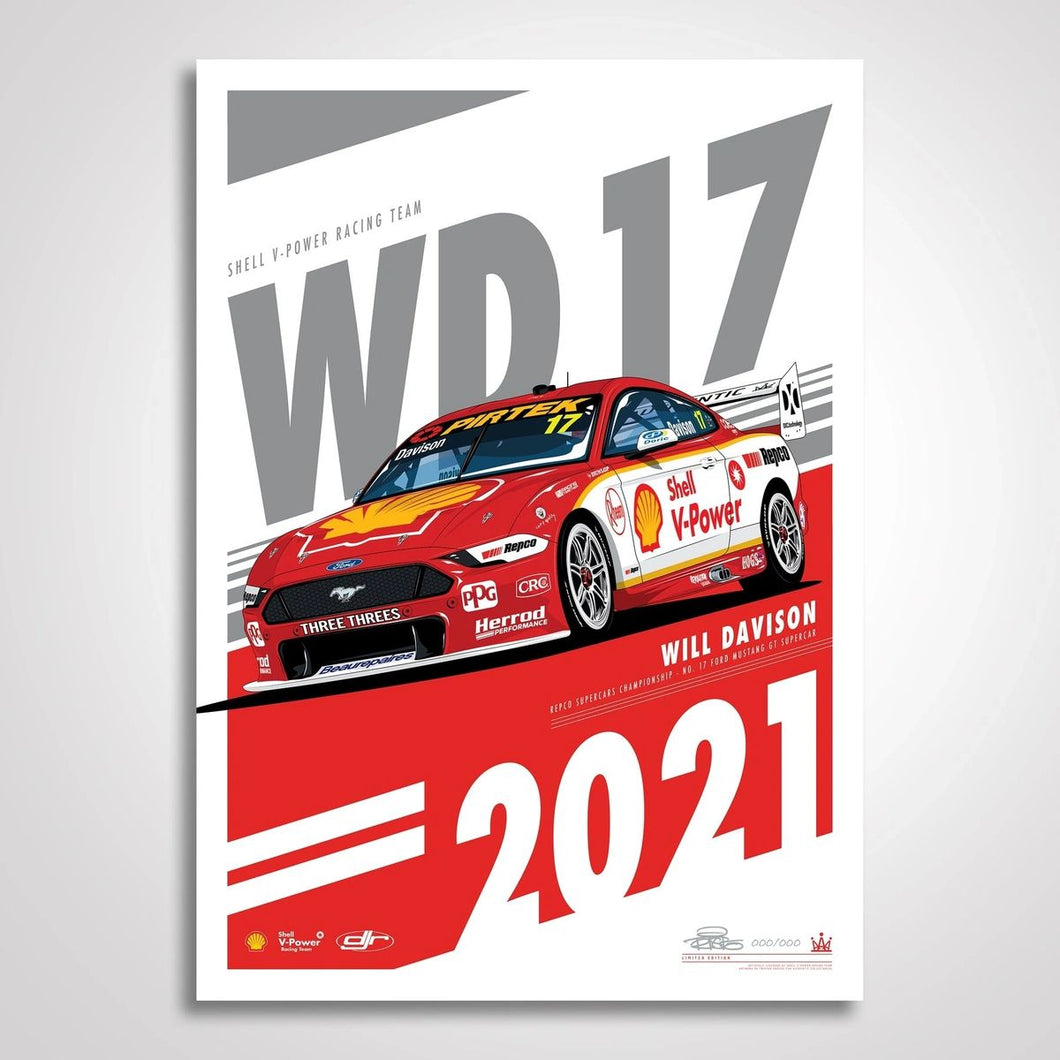 Shell V-Power Racing Team 2021 Season Limited Edition Print