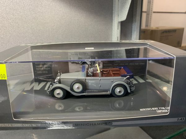 43603600 POLTICAL LEADERS SERIES 10 MERCEDES BENZ 770K CABRIOLET F KAISER WILHELM 2 1931